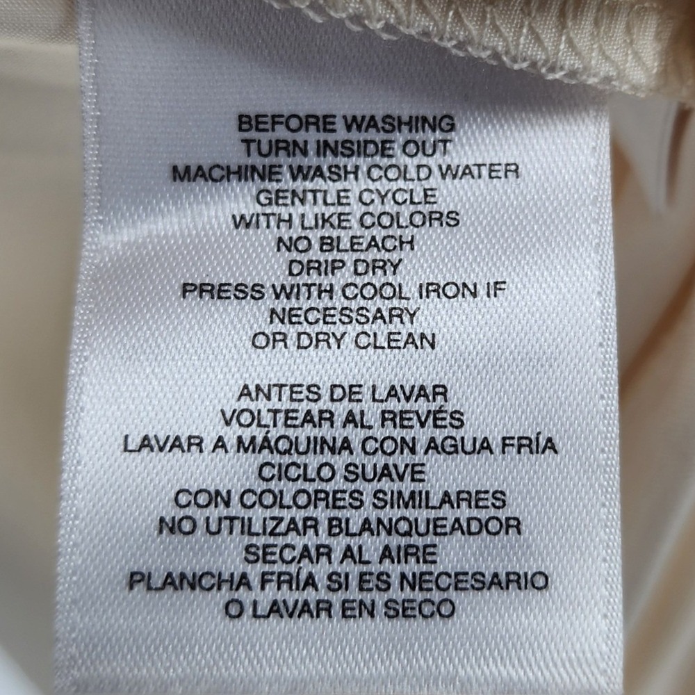 Anne Klein Womens Cream Draped Surplice Ruched Sleeveless Blouse Top Small NEW - Picture 4 of 6